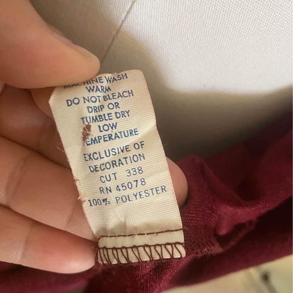 Vintage Burgundy Velvet Robe Intimate Choice Terry Russo Gothic Vibes M/L Witchy - Picture 5 of 8